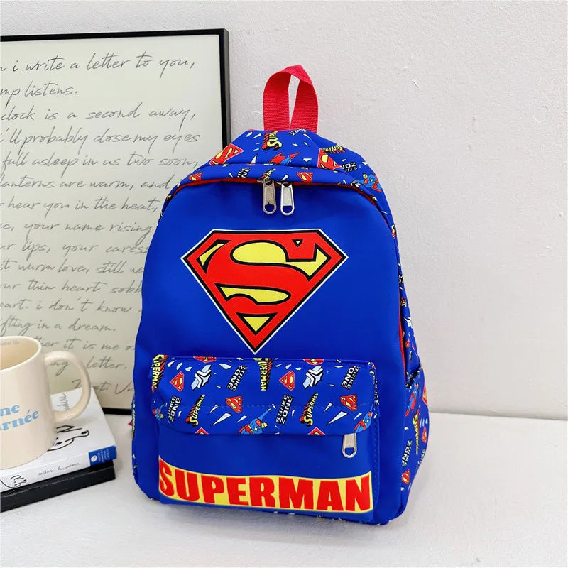 Sac à dos Spiderman Anime Super Héros Sac d'école pour étudiants Sac à dos Cartoon pour élève de maternelle