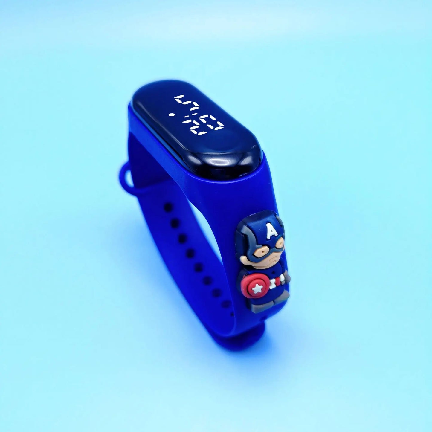 Disney Stitch LED Waterproof Kids Digital Watch Spiderman Hulk Children Watch Sports Touch Electronic Watch Kids Gifts