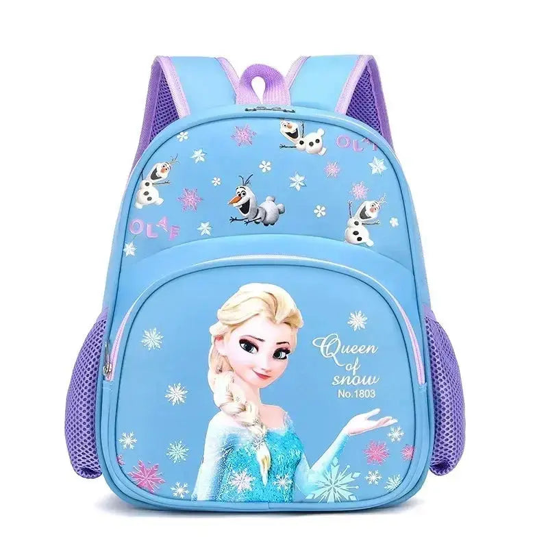 Sac à dos d'école maternelle Frozen Elsa pour garçons et filles, sac à dos mignon pour les élèves de l'école primaire
