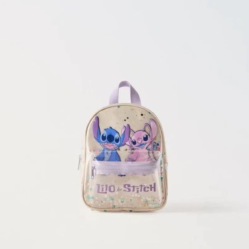 Sac à dos en toile Mickey Mouse mignon et dessiné mode pour femmes, sac d'école Minnie à grande capacité, mochila pour filles