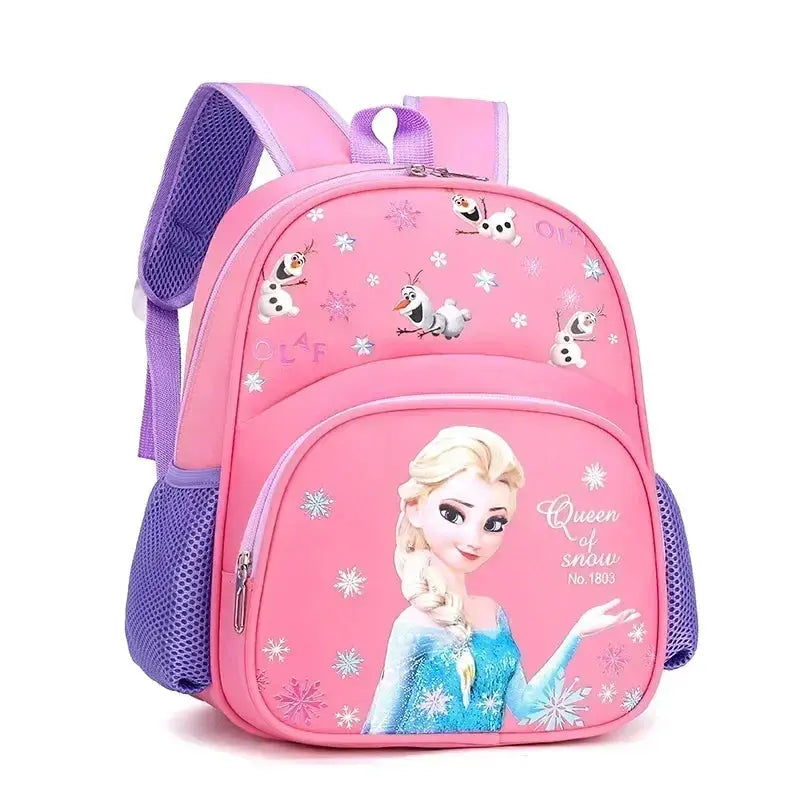 Sac à dos d'école maternelle Frozen Elsa pour garçons et filles, sac à dos mignon pour les élèves de l'école primaire