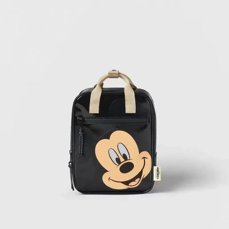 Sac à dos en toile Mickey Mouse mignon et dessiné mode pour femmes, sac d'école Minnie à grande capacité, mochila pour filles