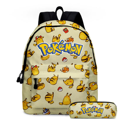Pokemon School Bags Backpacks Pikachu Anime Figures Kids Bags Big Capacity Travel Bag Girls Boys Christmas Gifts Toys