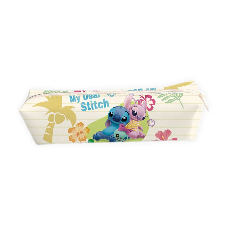 Anime Stitch Kuromi Melody Pencil Case Kawaii Pen Bag Cartoon Students Storage Bag Stationery Back to School Christmars Gift