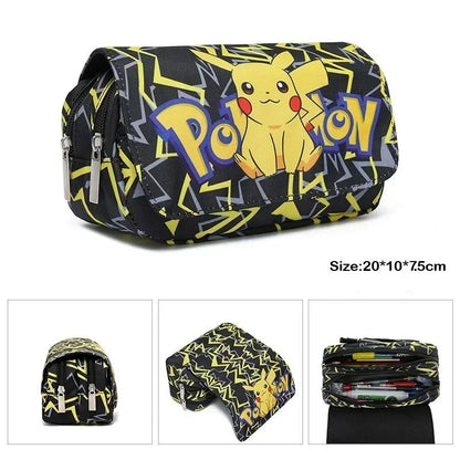 Pokemon School Bags Backpacks Pikachu Anime Figures Kids Bags Big Capacity Travel Bag Girls Boys Christmas Gifts Toys