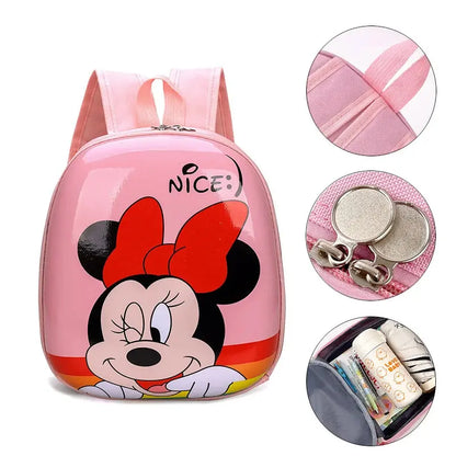 Sac à dos pour enfants Mickey 'S New, sac à dessiner en coquille dure Elsa pour filles,