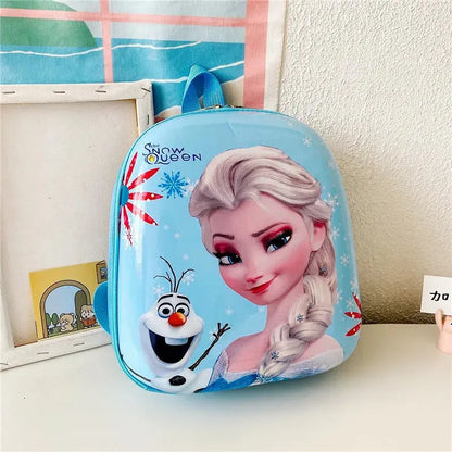 Sac à dos pour enfants Mickey 'S New, sac à dessiner en coquille dure Elsa pour filles,
