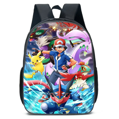 Pokemon School Bags Backpacks Pikachu Anime Figures Kids Bags Big Capacity Travel Bag Girls Boys Christmas Gifts Toys