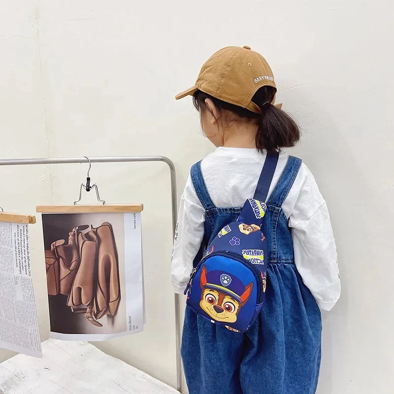 Sac à dos Paw Patrol pour enfants - Mini sac à bandoulière pour garçons et filles, accessoires de costume Paw Patrol, sac pour étudiants, sac bébé
