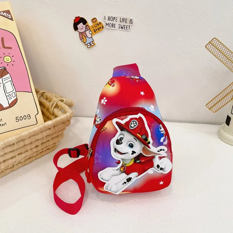 Sac à dos Paw Patrol pour enfants - Mini sac à bandoulière pour garçons et filles, accessoires de costume Paw Patrol, sac pour étudiants, sac bébé
