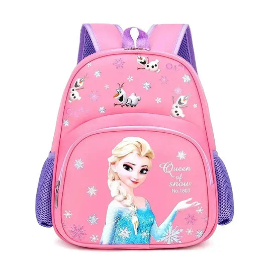 Sac à dos d'école maternelle Frozen Elsa pour garçons et filles, sac à dos mignon pour les élèves de l'école primaire