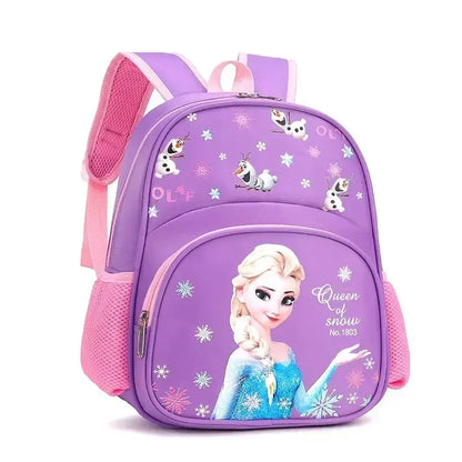 Sac à dos d'école maternelle Frozen Elsa pour garçons et filles, sac à dos mignon pour les élèves de l'école primaire