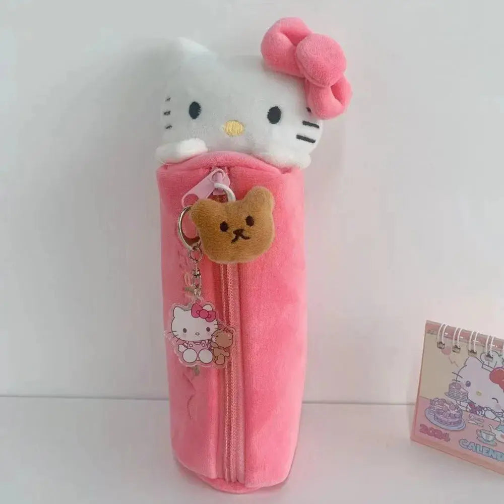 Trousse à crayons Hello Kitty rose kawaii