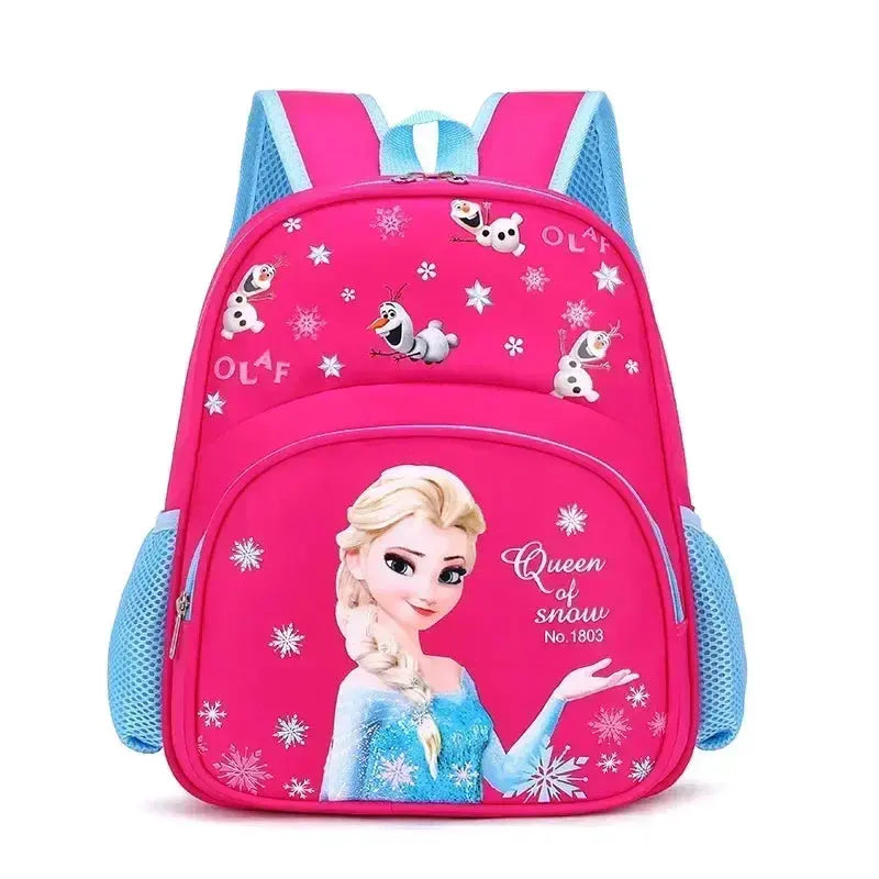 Sac à dos d'école maternelle Frozen Elsa pour garçons et filles, sac à dos mignon pour les élèves de l'école primaire