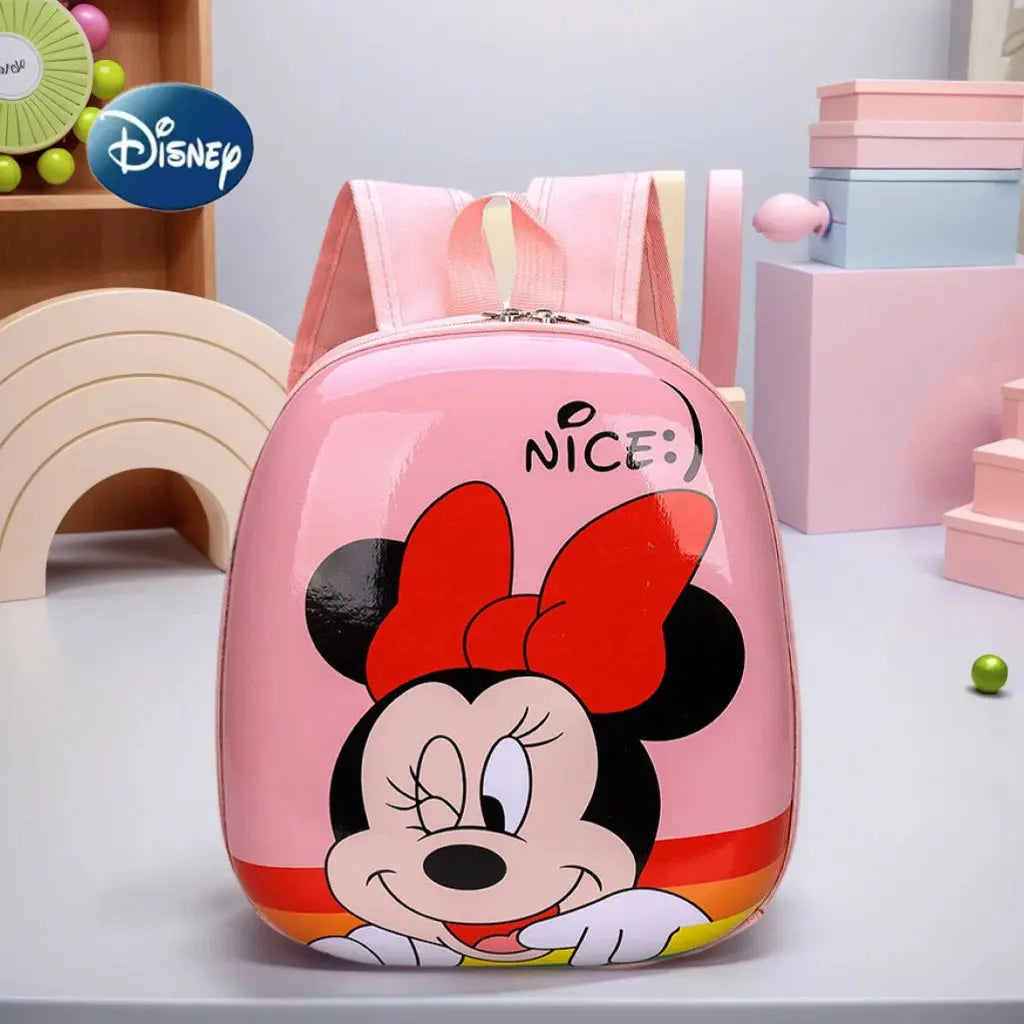 Sac à dos pour enfants Mickey 'S New, sac à dessiner en coquille dure Elsa pour filles,