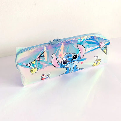 Anime Stitch Kuromi Melody Pencil Case Kawaii Pen Bag Cartoon Students Storage Bag Stationery Back to School Christmars Gift