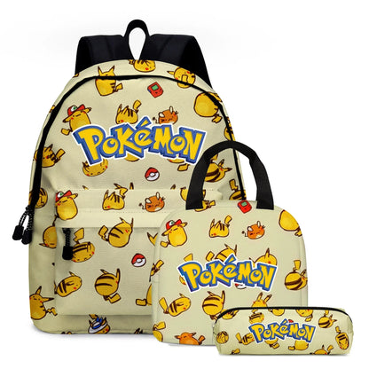 Pokemon School Bags Backpacks Pikachu Anime Figures Kids Bags Big Capacity Travel Bag Girls Boys Christmas Gifts Toys