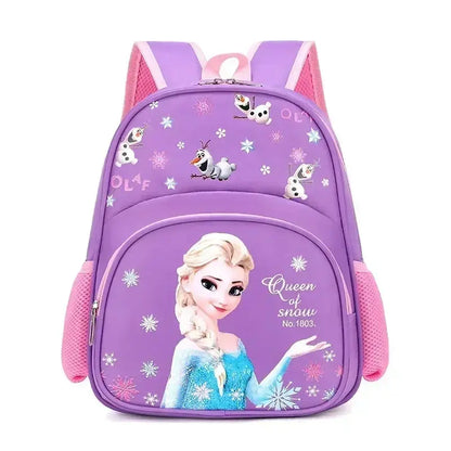 Sac à dos d'école maternelle Frozen Elsa pour garçons et filles, sac à dos mignon pour les élèves de l'école primaire