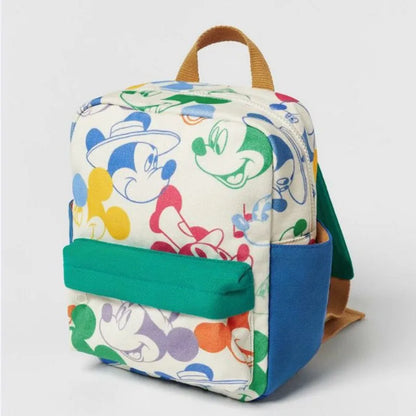 Sac à dos en toile Mickey Mouse mignon et dessiné mode pour femmes, sac d'école Minnie à grande capacité, mochila pour filles