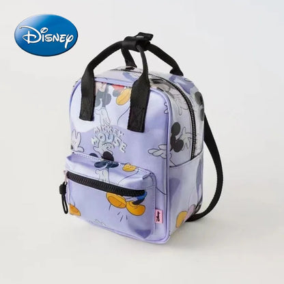 Sac à dos en toile Mickey Mouse mignon et dessiné mode pour femmes, sac d'école Minnie à grande capacité, mochila pour filles