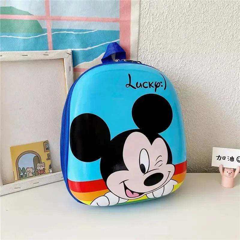 Sac à dos pour enfants Mickey 'S New, sac à dessiner en coquille dure Elsa pour filles,