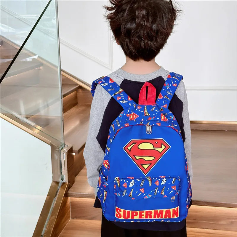 Sac à dos Spiderman Anime Super Héros Sac d'école pour étudiants Sac à dos Cartoon pour élève de maternelle 