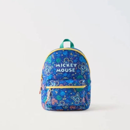 Sac à dos en toile Mickey Mouse mignon et dessiné mode pour femmes, sac d'école Minnie à grande capacité, mochila pour filles